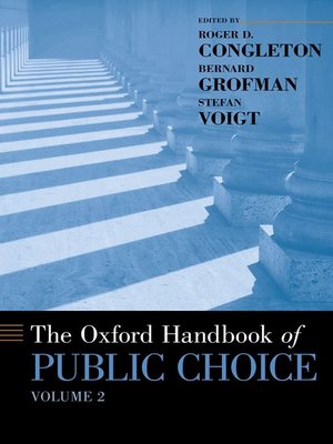 cover image of The Oxford Handbook of Public Choice, Volume 2